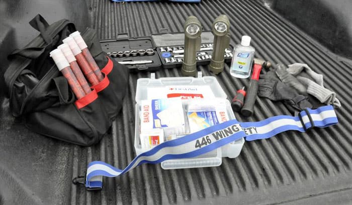 First Aid Kit and Emergency Roadside Kits